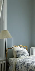 Light gray blue bedroom