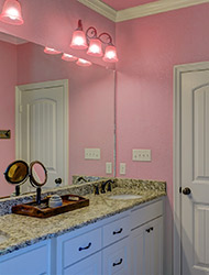 Light pink bathroom