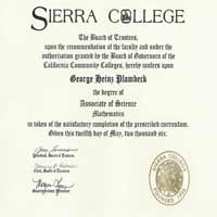 Mathematics diploma
