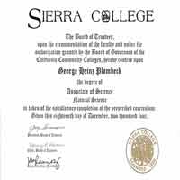 Natural Science diploma