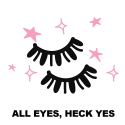 All Eyes, Heck Yes. Our products are designed for all eyeshapes.