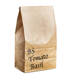 Tomato Basil in a paper bag