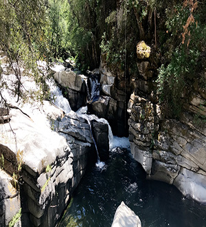 hidden waterfall