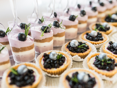 tiny blueberry pies