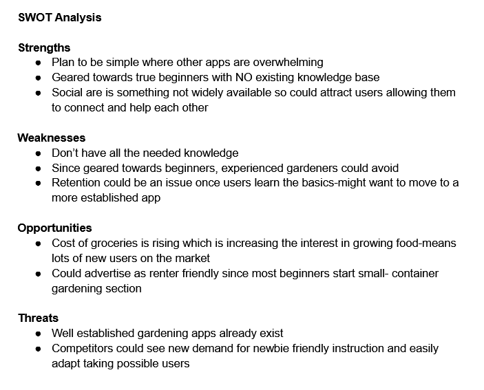 SWOT research