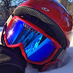 googles and helmet