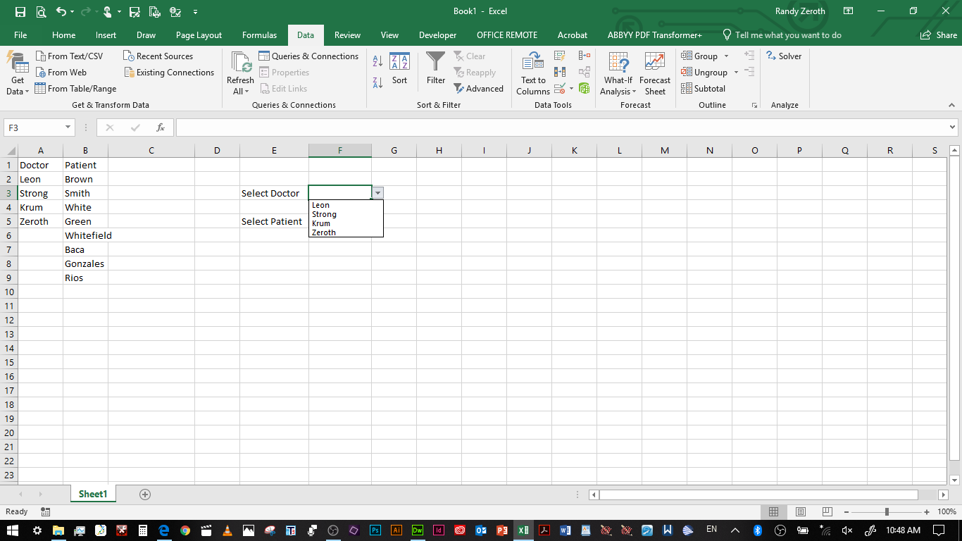 picture of an excel spreadsheet