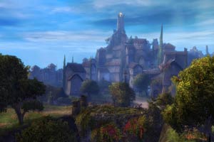 A medieval city